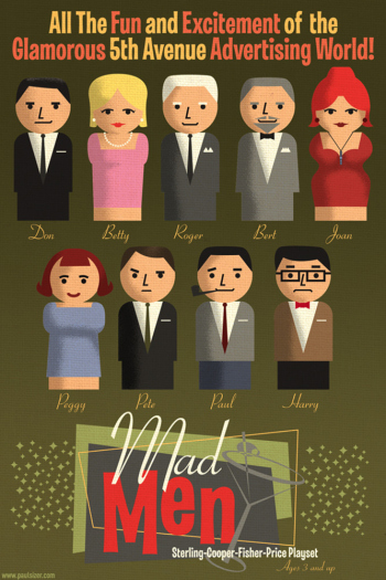 Mad Men Playset Ad (Parody)